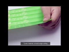 Braceletes de papel de pulseira leve para eventos personalizados ajustáveis