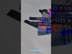 Pulseira de papel personalizada de fábrica brilhante brilho pulseira de laser elegante e atraente