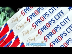 Snap Closure Pulseiras resistentes à água e duráveis Tyvek para eventos e festivais Logotipo personalizado