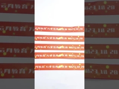 Eventos de promoção Pulseiras de tecido com OEM aceitável e logotipo personalizado