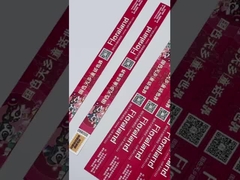 Pulseiras Tyvek à prova d'água de cores completas com numeração sequencial/código de barras