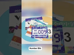 Como usar números de papel bib? pode adicionar logotipo? vamos te responder