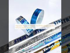 Adjustable Glitter Wristbands The Perfect Addition to Any Party for Adults and Kids