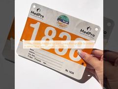 Screen Printing Method for Participant Recognition Numbers in White Blue and Customized Colors