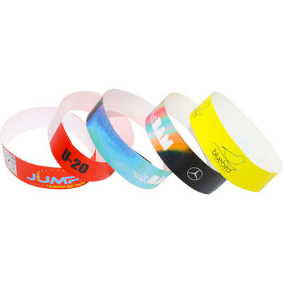 Pulseiras Tyvek descartáveis personalizadas para eventos