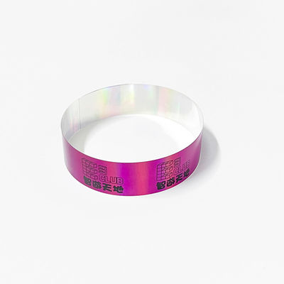 Numeração sequencial Tyvek Pulseiras Pulseiras, Pulseiras de evento de papel ajustáveis