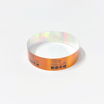 Fechamento rápido Pulseiras de papel Tyvek Pulseiras resistentes a lágrimas Leve