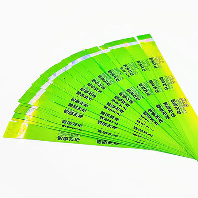 Pulseiras de papel colorido à prova de lágrimas Tyvek Logotipo personalizado imprimível
