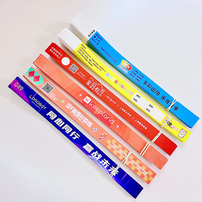 Tamanho ajustável Tyvek pulseiras de papel impermeável impressão a cores completas
