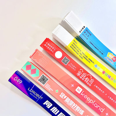 Pulseiras de papel Dupont impressas a cores resistentes aos raios UV 2-3 dias Tempo de entrega