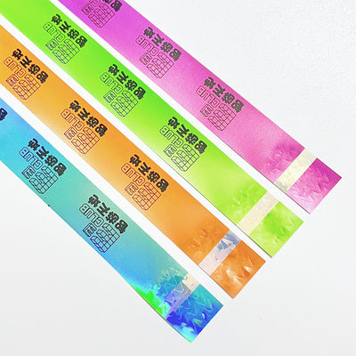Festival Glitter Party Pulseiras Ajustáveis Pulseira Impressa Com Logotipo