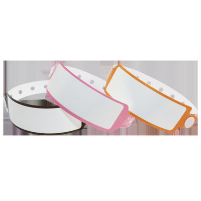 L Forma elástica e confortável Usar pulseiras de papel para eventos Festas Piscinas Concertos Hospitais
