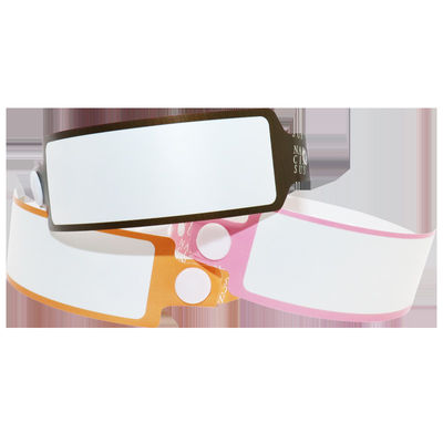 Pulseiras de PVC macio, impressão de transferência de calor pulseiras auto-aderentes