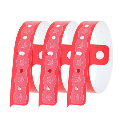 Pulseiras de vinil de PVC impresso Pulseira de evento personalizada elástica
