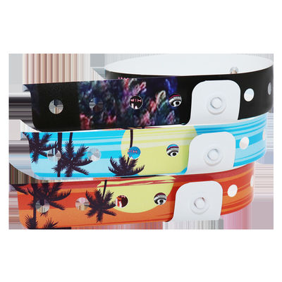 PVC Vinil ID pulseiras Logotipo personalizado Impressão de tela de seda Roxo durável