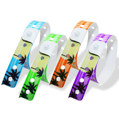 Pulseiras de PVC de vinil personalizadas com impressão de tela de seda de logotipo