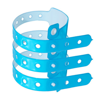 Pulseiras de segurança para eventos, pulseiras de identificação de vinil para festivais.