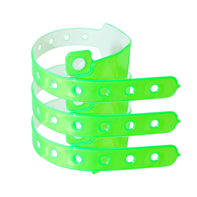 Pulseiras de plástico personalizadas de vinil para eventos