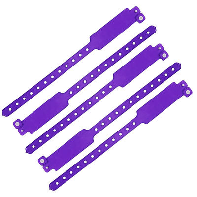 Vinyl ajustável Eventos Pulseiras de Segurança Festivais Pulseiras personalizadas