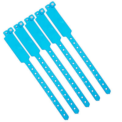 Snap Lock Vinil Event Pulseiras Dimensões ajustáveis Pulseiras de identificação de segurança