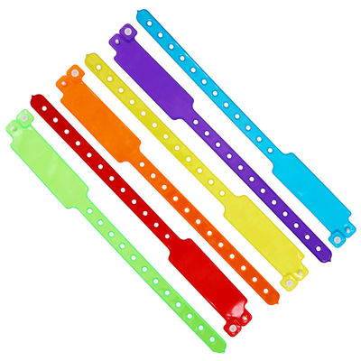 Pulseiras de PVC à prova d'água com impressão 2000pcs/cartão