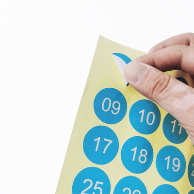 Impressão de festas Autocolantes de corte a óleo removíveis Etiquetas personalizadas Resistentes aos raios UV