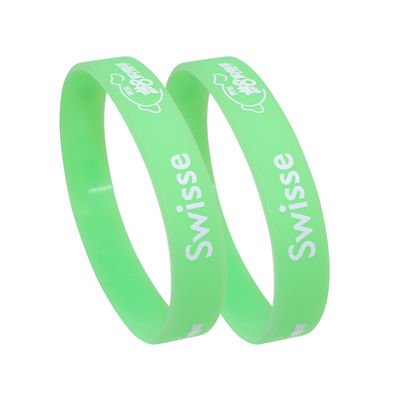 Desporto Pulseiras de silicone impressas Pulseiras personalizáveis