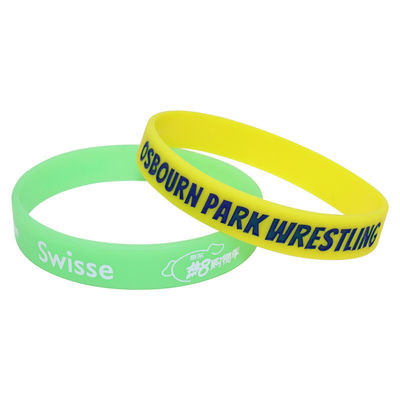 Pulseiras de silicone personalizadas em cores completas