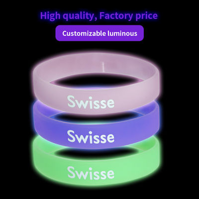 Pulseiras de silicone de 1 a 5 mm de largura