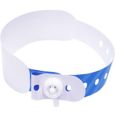 Atacado Pulseiras descartáveis de hospital de identificação de papel impresso com jato de tinta sensível ao calor Pulseiras de identificação do paciente