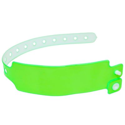 Fabricante Pulseira Desutilizável Plastico Vinyl PVC Neon Fluorescente Cor Impermeável Eventos Festa Pulseira Regalo