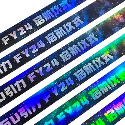 Evento Concerto Personalizado Festival de Música Neon Rainbow Laser Brilhante Pulseira de Papel Promocional