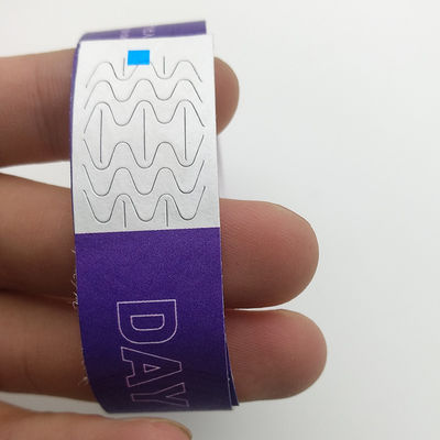 Tyvek Dupont Pulseira de papel Atividade Código de barras Eventos de papel Eventos de admissão Pulseira