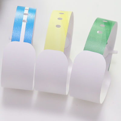 Atacado Pulseiras descartáveis de identificação hospitalar Pulseiras em branco de papel impresso com jato de tinta de pacientes com sensibilidade térmica