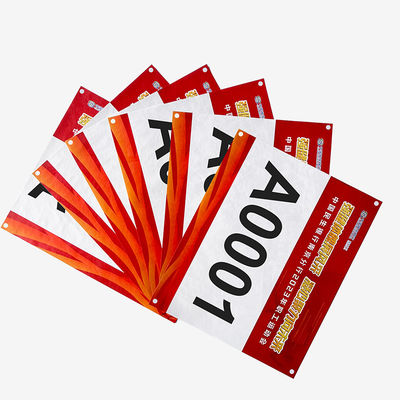 Números personalizados para bebês e adultos Tyvek Paper Race Biking Marathon Número de identificação de bebês