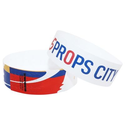 Pulseiras baratas do Tyvek Event Scan O Código de Barras Pulseiras de Papel Multicolor Event Pulseiras