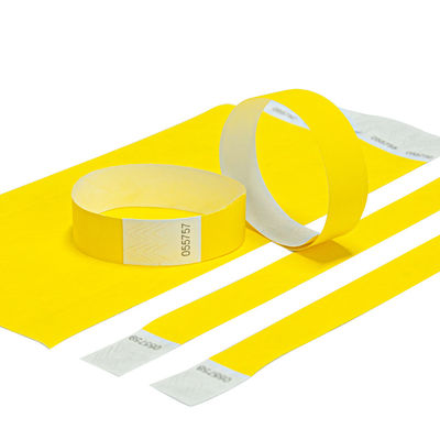 Pulseiras personalizadas para eventos Tyvek com código de barras numerado