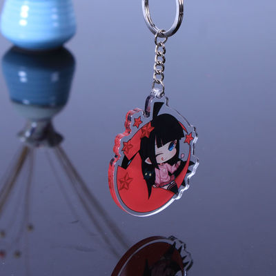 Fabricante Cartoon Pattern Keychains de acrílico impresso Cartoon Cartoon Cartoon Cartoon Cartoon Cute Charm Keychains de acrílico