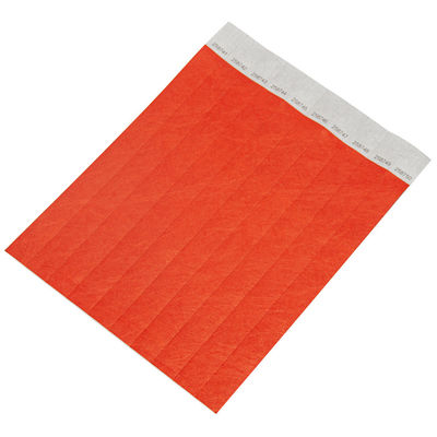 Pulseira personalizada de eventos Tyvek com código de barras numerado à prova d'água para festa de piscina