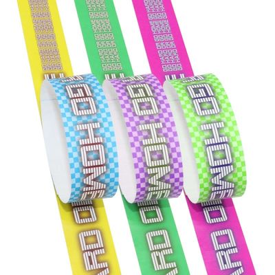 Pulseira de impressão em cores completas com impressão de logotipo personalizado