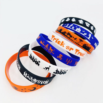 Pulseiras de silicone de estilo americano para publicidade promocional evento de negócios Halloween GIFT Festival Pulseira
