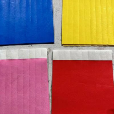 Impermeável Eventos personalizados Tyvek pulseiras de papel durável fechamento para controle fácil