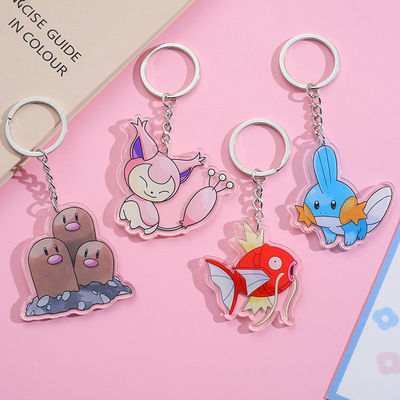 Porta-chave transparente personalizado Cartoon Keychain Mantenha suas chaves organizadas e ao alcance com Log