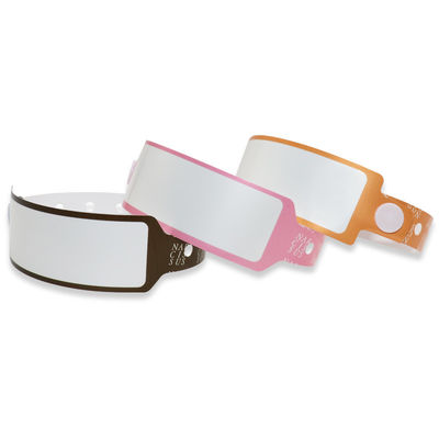 Pulseira de vinil PVC à prova d'água Personalizada para eventos Festivais Única durabilidade