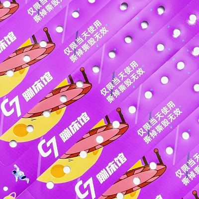 Pulseira Holográfica Impressa à medida PVC Vinyl Glitter para Eventos Festivais Esportes Promoção de Moda