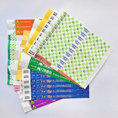 Pulseiras de papel impermeáveis e resistentes ao calor para eventos A chave para eventos bem sucedidos