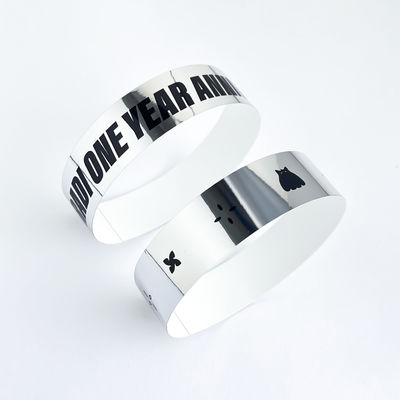 Pulseiras holográficas atraentes para concertos e festas Adicionar seu logotipo agora