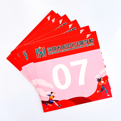 Números personalizados Tyvek Race Bib para maratonas e triatlos