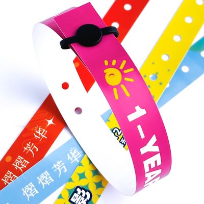Pulseiras de PVC personalizadas para eventos e promoções