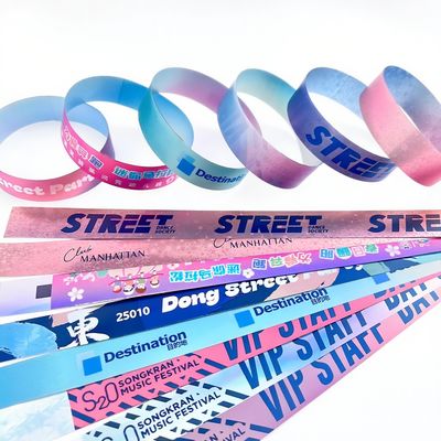 2026 Festival Festa Event Glitter Laser Efeito Pulseiras de papel